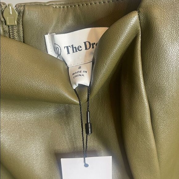 The Drop Women's Hank Vegan Leather Dress NWT SMALL - Picture 8 of 8